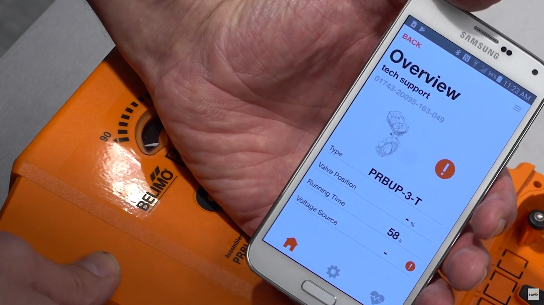 Aplicación Belimo Assistant