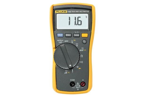 Fluke 116 Multímetro digital HVAC con temperatura y mA