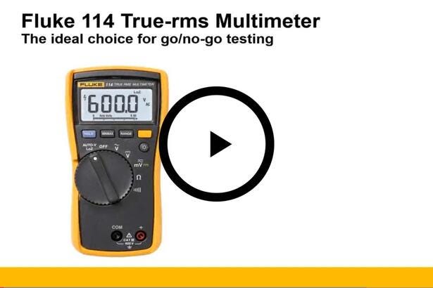 Fluke 114 Multímetro digital de valor eficaz para aplicaciones eléctricas