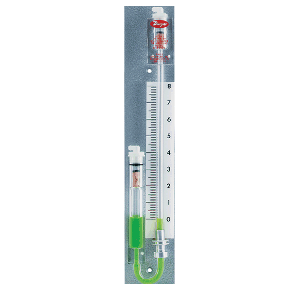 Manómetro tipo pozo, rango de 0-16.