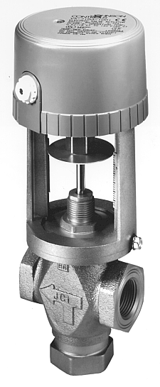 Válvula de Globo Johnson Controls, 2 Vías, 1/2in, Actuador 24Vac, Control 0-10Vdc, 2-10Vdc