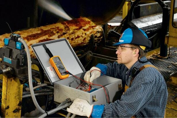 Fluke 87V/IMSK Kit combinado de mantenimiento de multímetro para aplicaciones industriales