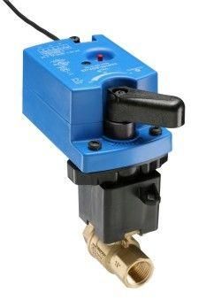 Válvula de Bola Johnson Controls, 2 Vías, 1/2in, Actuador 24Vac, Control On/Off, Punto Flotante