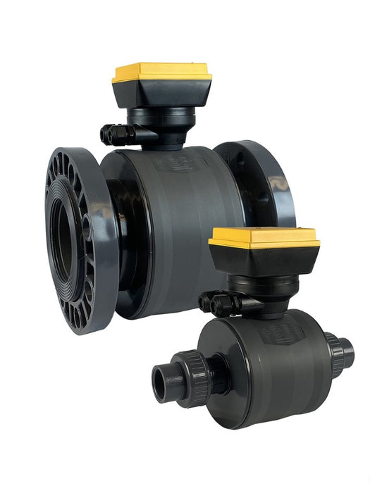 3-2581-PT15-101 2581 FlowtraMag® Meter, Body: PVC, Electrode: Titanium, Description: FKM O-ring, Union, DN: 40, Pipe Size: 1.5