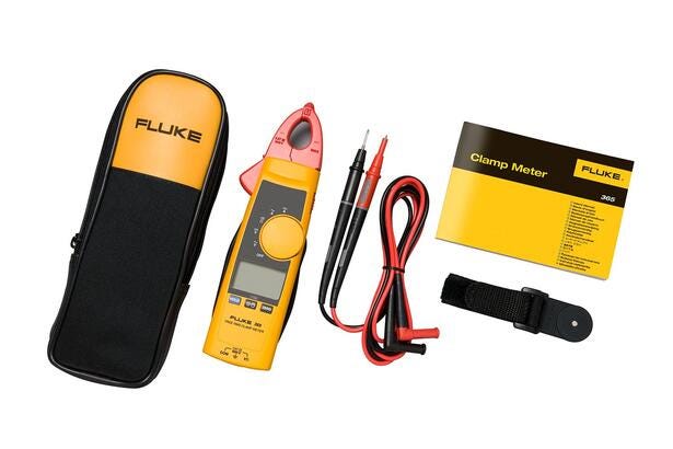 Fluke 365 Pinza amperimétrica CA/CC de verdadero valor eficaz con mordaza extraíble