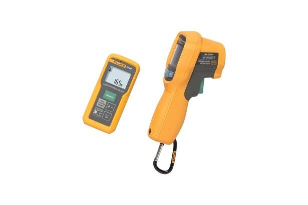 Fluke 414D/62 MAX+ - Kit de medidor de distancia láser y termómetro IR