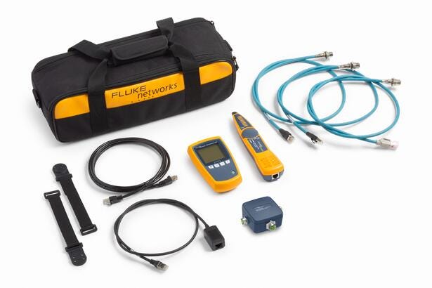 Fluke MS-POE-IE-KIT Kit de verificador de cableado Ethernet Industrial MicroScanner PoE de Fluke Networks