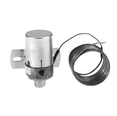 Limitem Remote Bulb Thermostat, 6 in. Capillary, 35-145F, Direct Acting