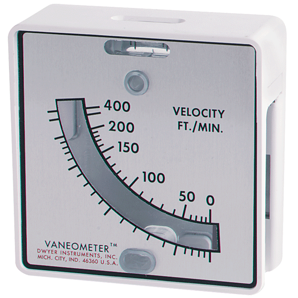 Anemómetro Vaneometer, 0-2.0 m/s.