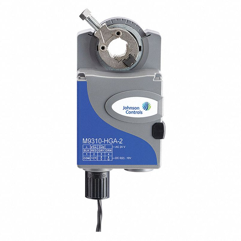 Actuador Johnson Controls para Damper, Alimentación 24Vac, 24Vdc, Control On/Off, Flotante, 0-10Vdc, 2-10Vdc, Torque 88 in-lb