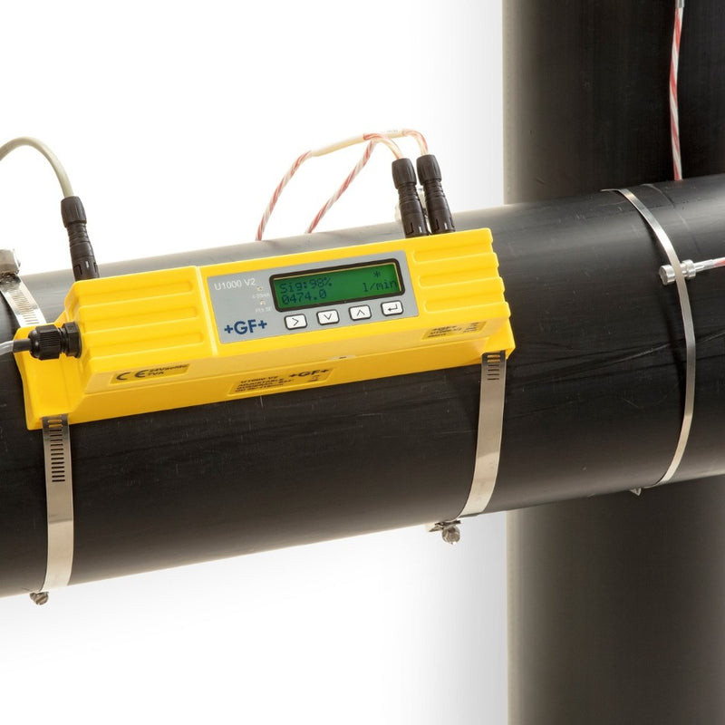 Ultrasonic Heatmeter GF U1000 V2, Pipe Outside d: d125 - d180, Accuracy: ±3% of m.v. for DN150, Communication: Modbus & Pulse, Power supply: 24 V, Data Storage & Export: -, Heatmeter: Yes, Cable length (m): 5