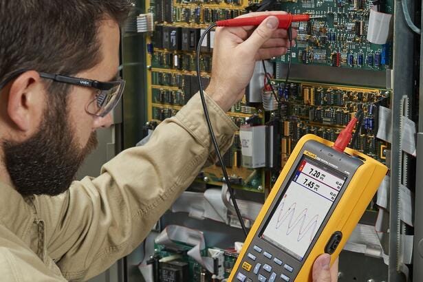Fluke 125B/NA Osciloscopio portátil industrial