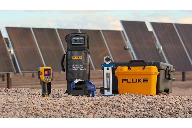 Fluke SOL-TI-27HZ-KIT PVA-1500HE2 I-V Curve Tracer Thermography Kit