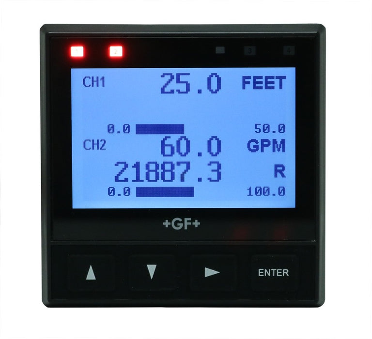 3-9950-2 9950 Dual Channel Transmitter, Inputs: 2 Frequency or 2 S3l or 2 4-20mA, Output: Two 4 to 20 mA, Mount: Panel Mount, Power: AC / DC