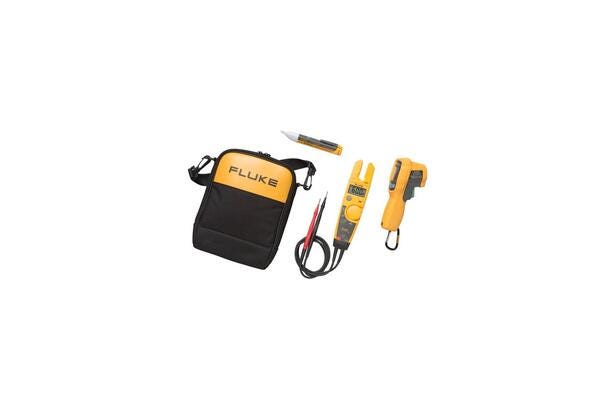 Fluke T5-600/62MAX+/1AC II Kit de termómetro de infrarrojos, comprobador eléctrico y detector de tensión