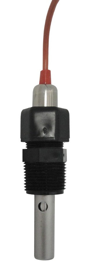 3-2818-1 Type 2818 Conductivity/Resistivity Electrode, Body: Stainless steel, Process Connection: Thread, Process Connection Size: 3/4 inch, Cell Constant: 0,01, Operating Range: 0.055 - 100 ?S/cm, Electrode: 316 SST, Mounting: 3/4 inch