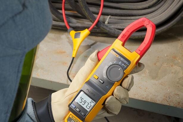 Fluke 381 Pinza amperimétrica de CA/CC de verdadero valor eficaz con pantalla extraíble y tecnología iFlex