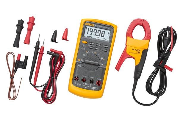 Fluke 87V/IMSK Kit combinado de mantenimiento de multímetro para aplicaciones industriales