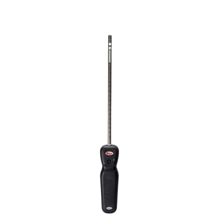 Wireless Thermo-Anemometer air velocity & temperature probe, 8" insertion length for use with the Model UHH Universal Handheld device and the Mobile Meter Software app.