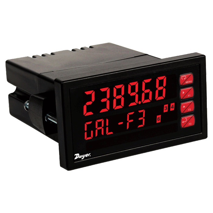 Medidor analógico para panel, 12-24 VCC, 2 relés, transmisor de 4-20 mA.