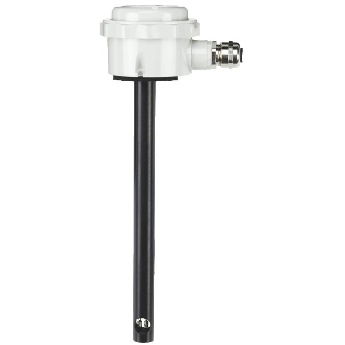 Air velocity transmitter, range 0-3150 FPM (0-16 m/s), 4-20 mA output.