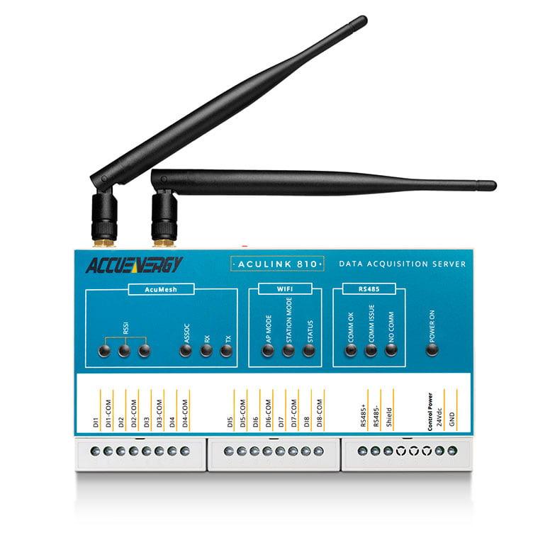 AcuLink 810 Series, Data Acquisition Gateway & Server, Integrated to the AcuCloud, 8-28 VDC, 8GB Onboard Memory, Modbus-