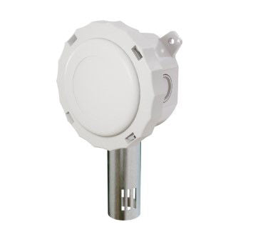 Outside Air Humidity & Temperature Sensor, Bacnet MS/TP & Modbus RTU, +/-2% RH Accuracy, 4" Probe, Euro Enclosure