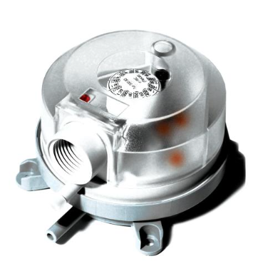 Air Flow Switch, Adjustable Set Point, 0.20-2.0 inch WC, NEMA 3 Enclosure, 1 SPDT Switch