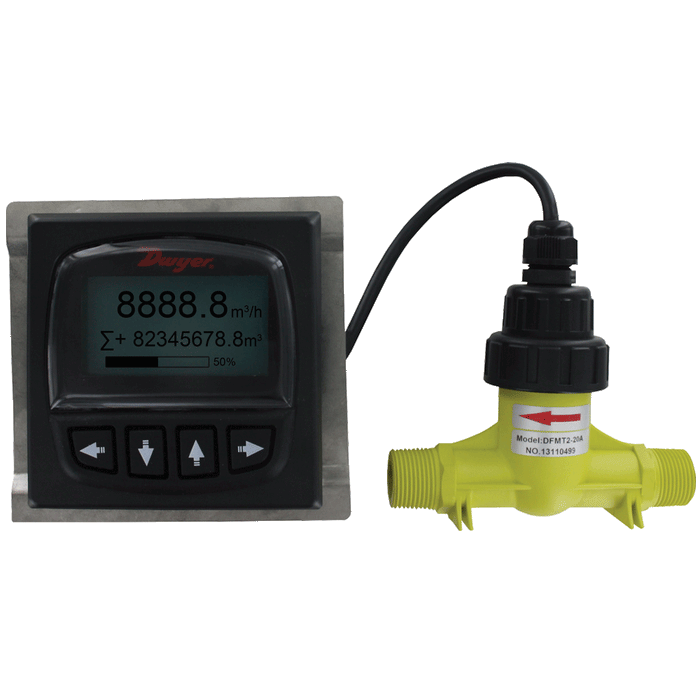 Transmisor de flujo digital remoto NPT de 2"