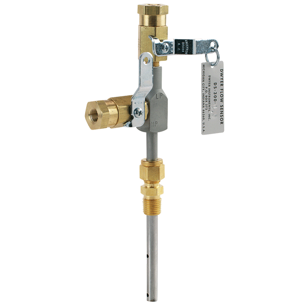 Sensor de flujo, tamaño de tubo de 4", sin válvulas.