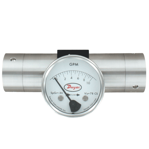 Rango de 0-25 gpm de aceite, NPT de 1", cuerpo de acero inoxidable