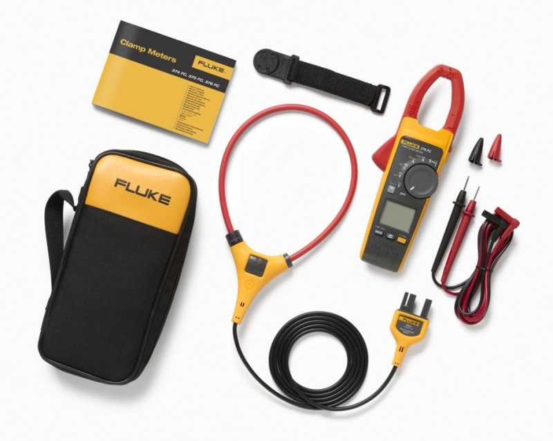 Fluke 376 FC Pinza amperimétrica Bluetooth con iFlex, 999.9A, 60kohms