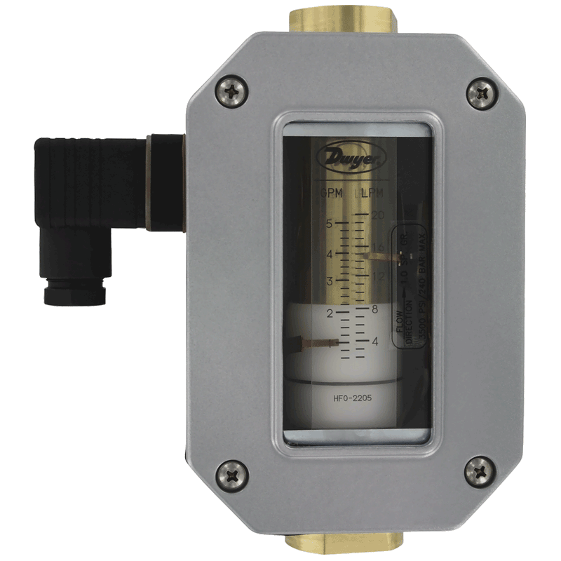 Alarma de flujo en línea, rango de 4-40 GPM (15-151 LPM) de agua, NPT hembra de 1".