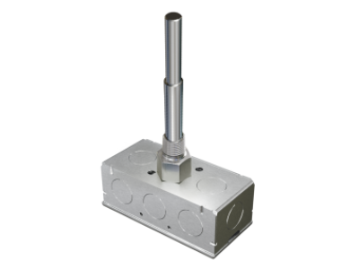 1,000 Ohm (Three Wires) RTD, High Temperature Immersion, Machined Well, 2.5", Galvanized Enclosure