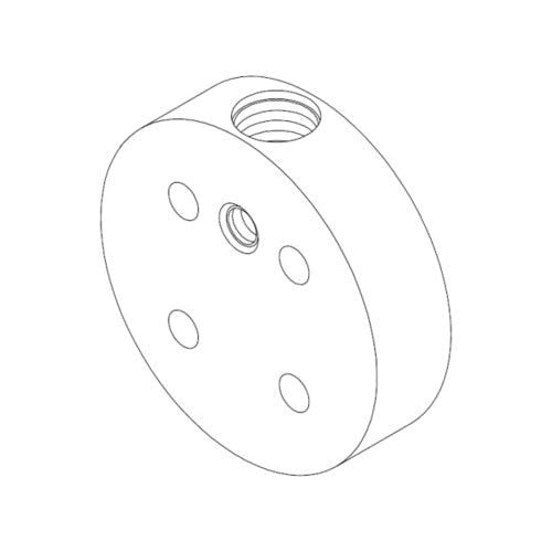 LMI Pump Head with Port, 3.0, Acrylic for LE-20PBA (each)
