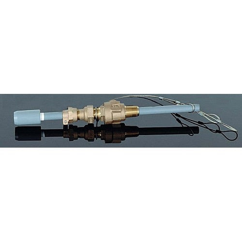 LMI Corporation Stop & Nozzle Assembly, 3/4" NPT, CPVC Nozzle, Bronze Corporation Stop, 180° F (82° C) max. (each)