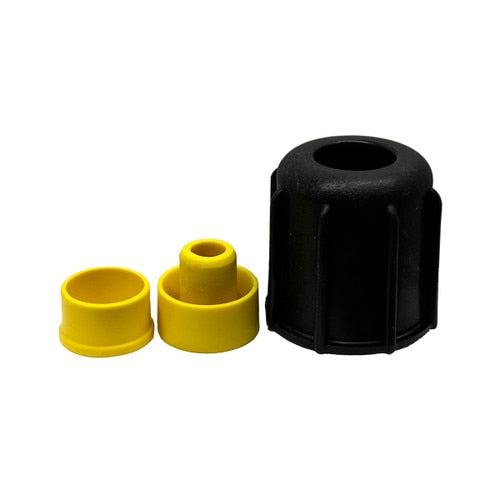 LMI Tubing Connection Kit. 1 Coupling Nut, 1 Male Ferrule, 1 Female Ferrule, fits 1/2 inch OD tubing (each)