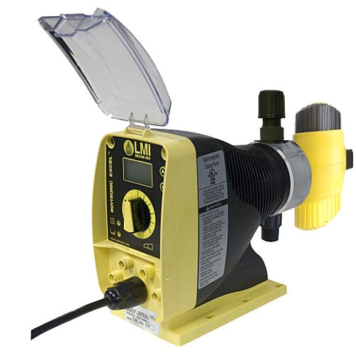 LMI Roytronic Excel Series AD Metering Pump, 0.15 GPH @ 250 PSI, 230 VAC, (AutoPrime + 4FV)