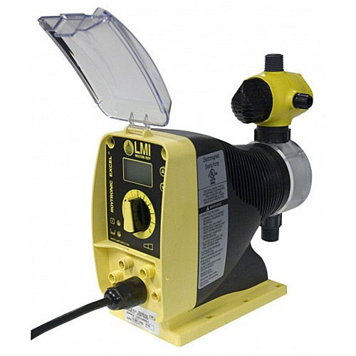 LMI Roytronic Excel Series AD Metering Pump, 0.21 GPH @ 250 PSI, 115 VAC, (FastPrime + 4FV)