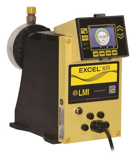LMI Excel XR Series Metering Pump, 14 GPH @ 75 PSI, Enhanced Control, 110-120 VAC, US Plug