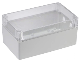Weather Shield Enclosure, 8.04 x 14.50 x 7.17 in., For Use With Johnson Controls M9000 Damper Actuators, NEMA 4 / IP55, Translucent