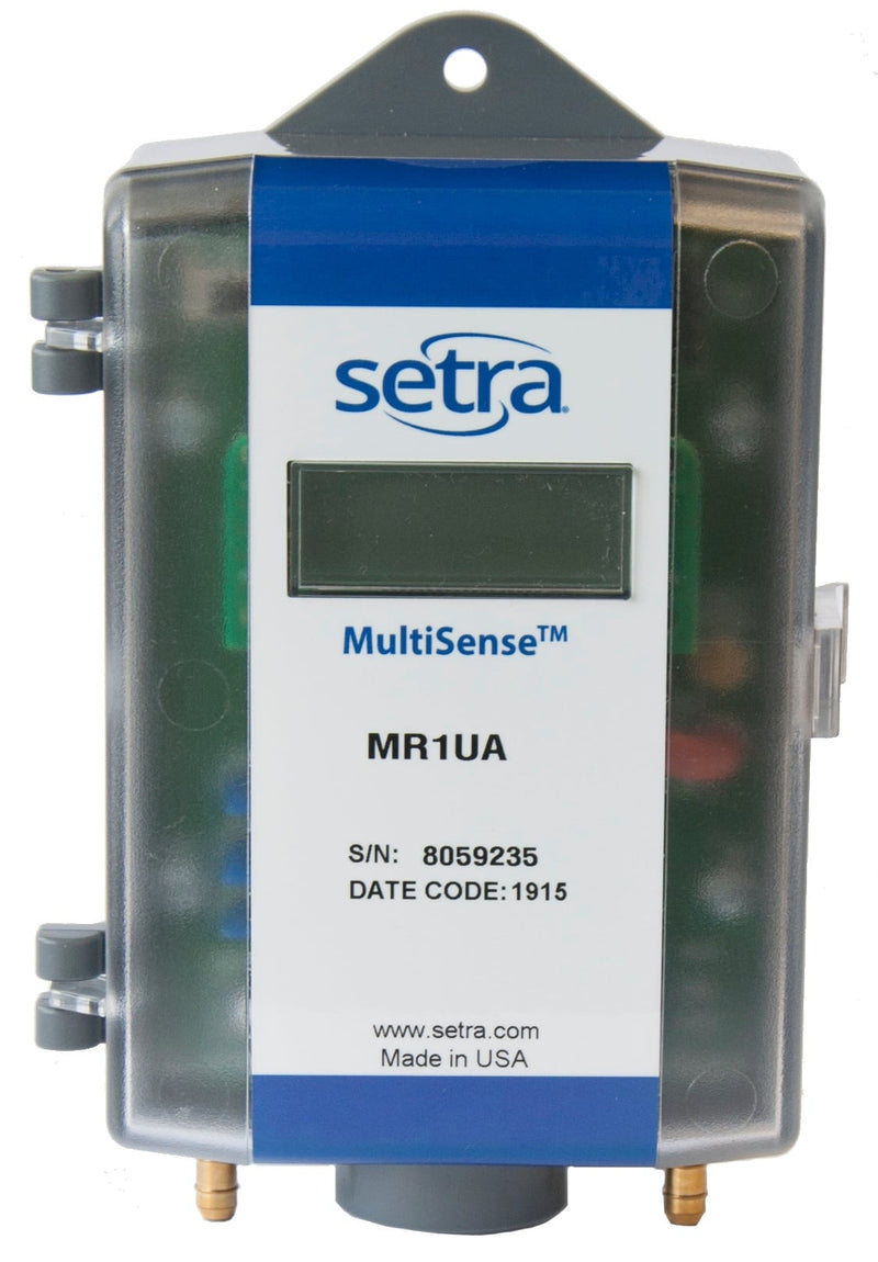 Transmisor de Presión Diferencial, Aire, Con Display, 0 a 0.1/0.25/0.5/1.0inWC 0 a 25/50/100/250Pa, +/-0.1/0.25/0.5/1.0inWC +/-25/50/100/250Pa, Salida 0-5Vdc/0-10Vdc/4-20mA