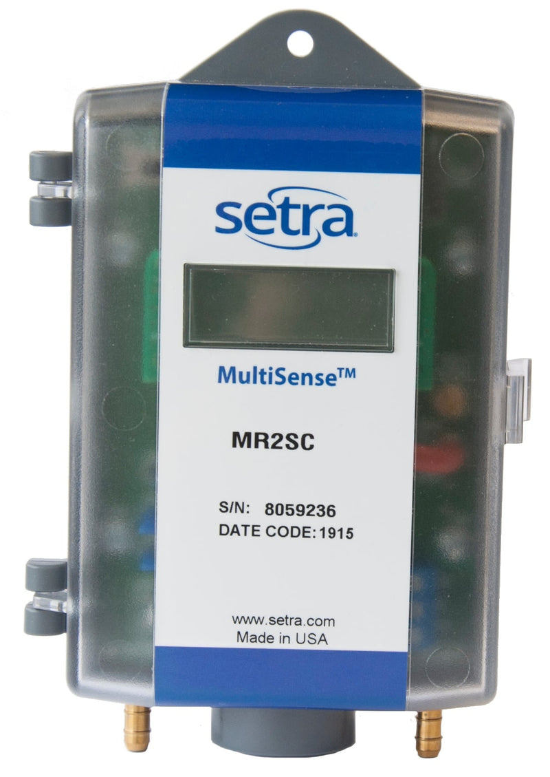 Transmisor de Presión Diferencial, Aire, Con Display, 0 a 1/2.5/5/10inWC 0 a 250/500/1000/2500Pa, +/-1/2.5/5/10inWC +/-250/500/1000/2500Pa, Salida 0-5Vdc/0-10Vdc/4-20mA