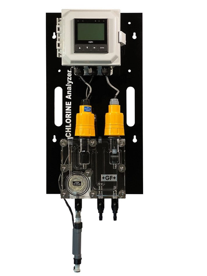 3-4630-23 4630 Chlorine panel, free chlorine sensor (0.05 to 5 ppm) w/ sensor electronics, pH sensor w/ electronics, DC power input