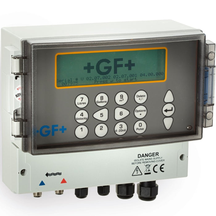 Ultrasonic Flowmeter GF U3000 V2 HM, Pipe Outside d: d13-d115, Accuracy: ±0.5% to ±3% of m.v. for DN100, Power supply: 110-230 V, Heatmeter: Yes, Cable length (m): 5