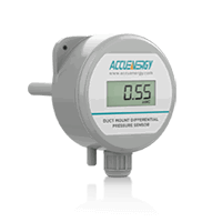 Differential Pressure, ±1%FS Accurracy, Duct Mount, 0-0.1", 0.25", 0.5", With Display, 4-20mA