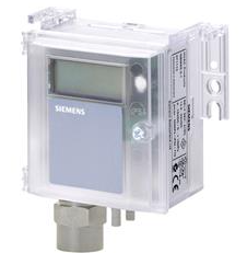 Siemens Differential Air Pressure Sensor, 0" to 5" Adjustable Measuring Range, 0-10V 0-5V or 4-20mA 2-Wire Selectable Ou