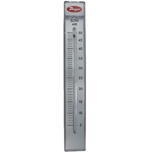 Medidor de flujo, rango de 3-30 SCFM de aire.