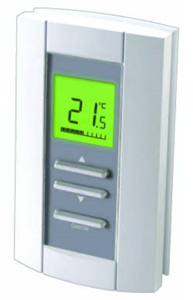 Zonepro Floating Control Thermostat, Single Output Heat-Cool Changeover, 3 Speed Fan, 120/240/277 Vac, 50F To 90F Sett