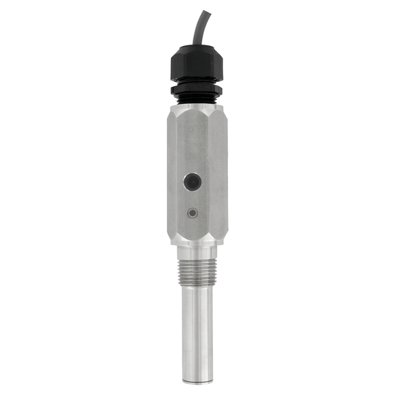 Thermal dispersion flow switch for pipe size 2 to 10" (50 to 250 mm), 316SS, 1/2" NPT process connection, 6' of cable with conduit connection. (Extended length)